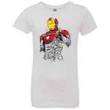 T-Shirts White / YXS Ironman - Mark XLVII Armor Girls Premium T-Shirt