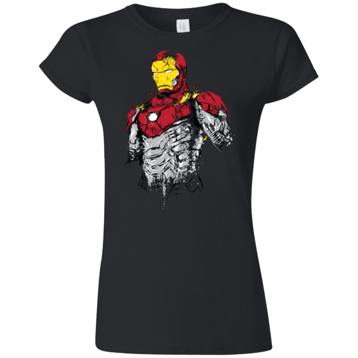 T-Shirts Black / S Ironman - Mark XLVII Armor Junior Slimmer-Fit T-Shirt