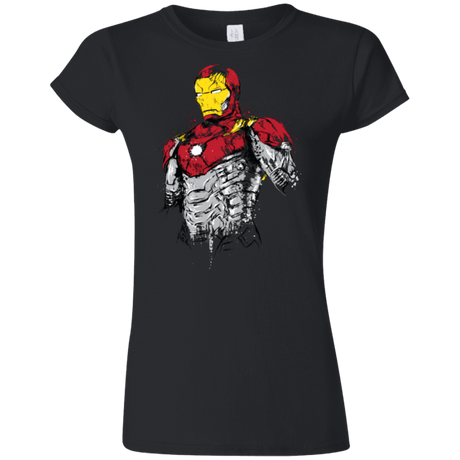 T-Shirts Black / S Ironman - Mark XLVII Armor Junior Slimmer-Fit T-Shirt