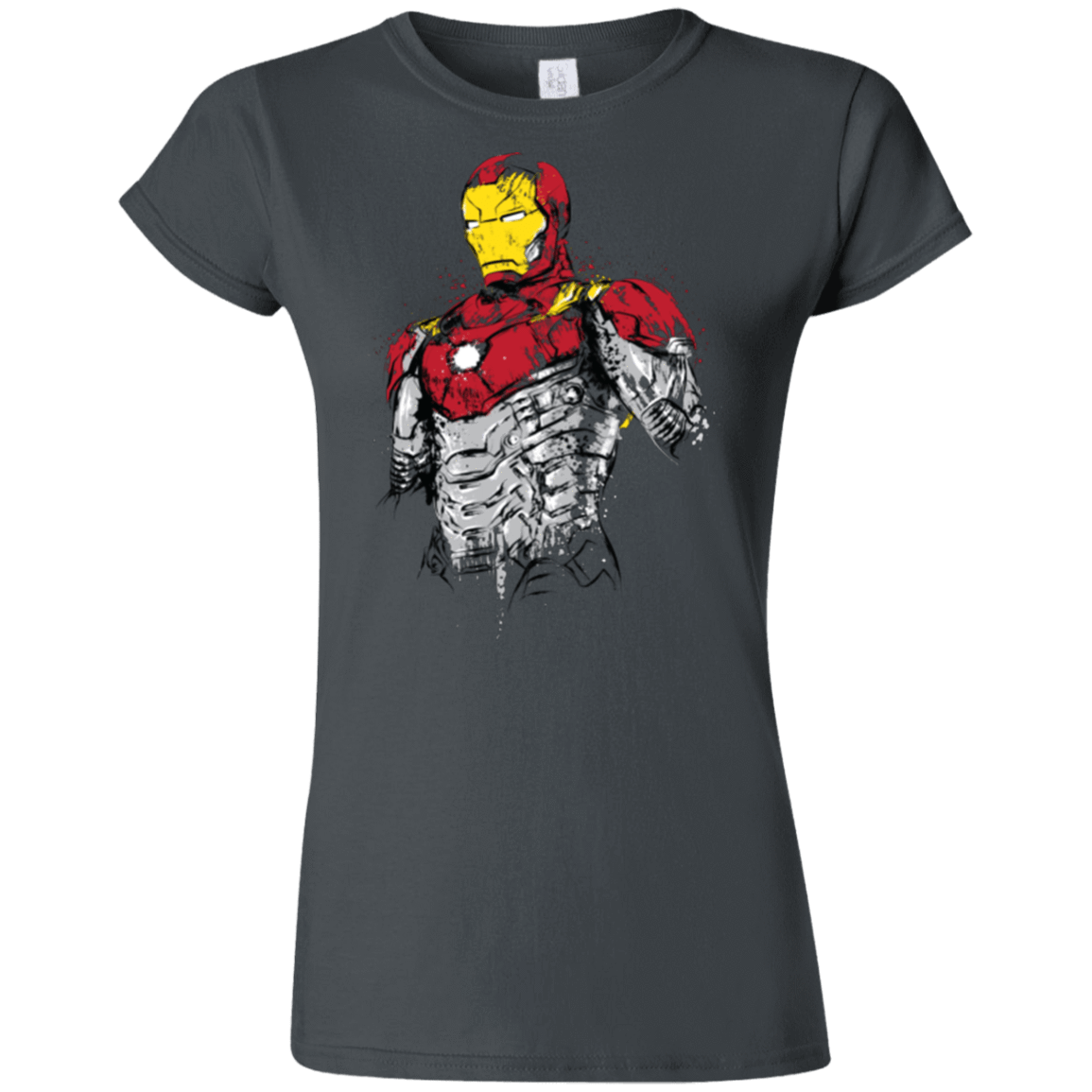 T-Shirts Charcoal / S Ironman - Mark XLVII Armor Junior Slimmer-Fit T-Shirt