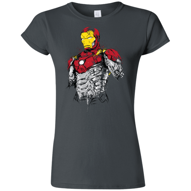 T-Shirts Charcoal / S Ironman - Mark XLVII Armor Junior Slimmer-Fit T-Shirt