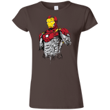 T-Shirts Dark Chocolate / S Ironman - Mark XLVII Armor Junior Slimmer-Fit T-Shirt