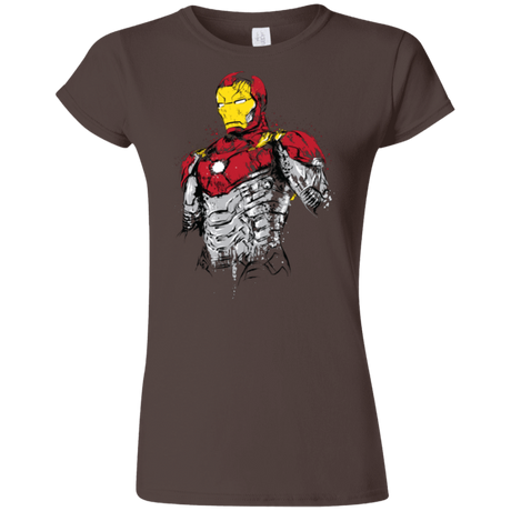 T-Shirts Dark Chocolate / S Ironman - Mark XLVII Armor Junior Slimmer-Fit T-Shirt