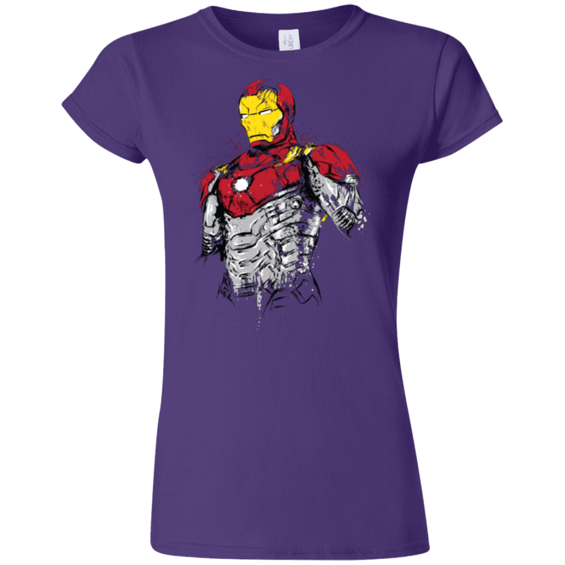 T-Shirts Purple / S Ironman - Mark XLVII Armor Junior Slimmer-Fit T-Shirt