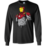 T-Shirts Black / S Ironman - Mark XLVII Armor Men's Long Sleeve T-Shirt