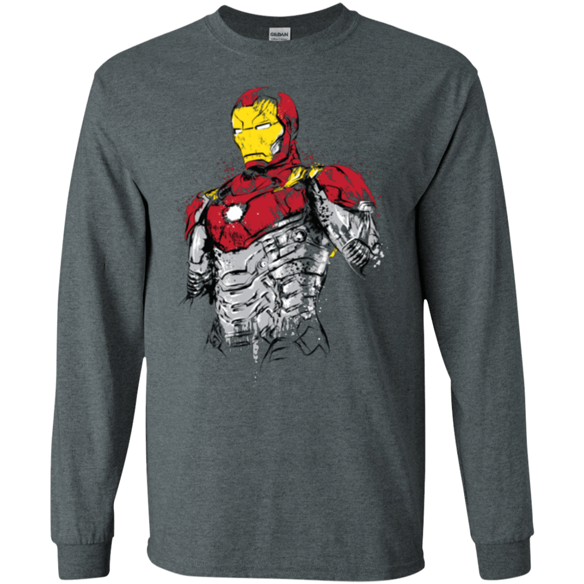 T-Shirts Dark Heather / S Ironman - Mark XLVII Armor Men's Long Sleeve T-Shirt