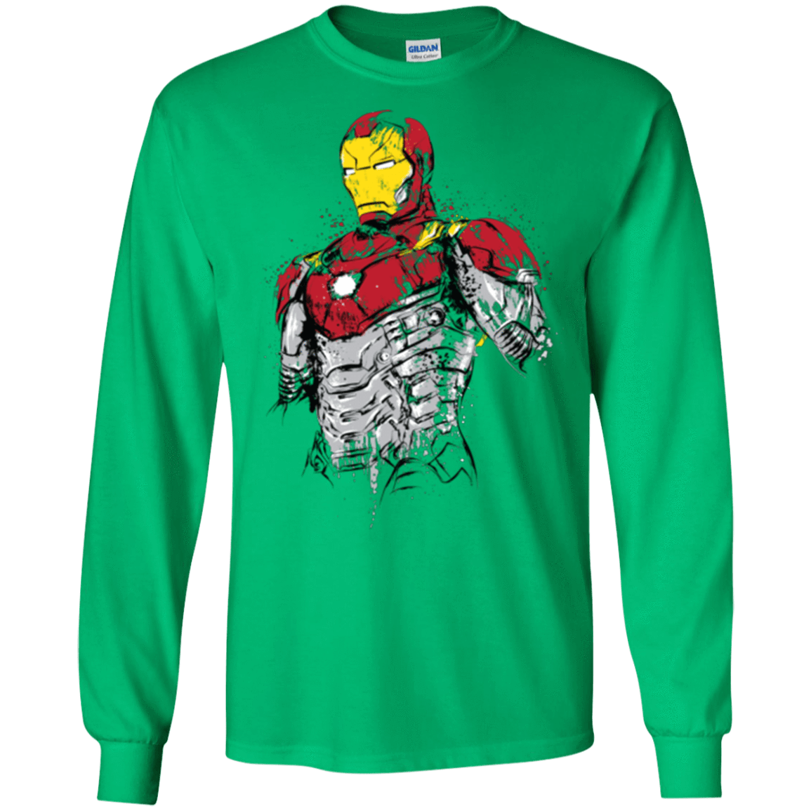 T-Shirts Irish Green / S Ironman - Mark XLVII Armor Men's Long Sleeve T-Shirt