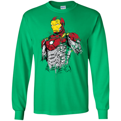 T-Shirts Irish Green / S Ironman - Mark XLVII Armor Men's Long Sleeve T-Shirt