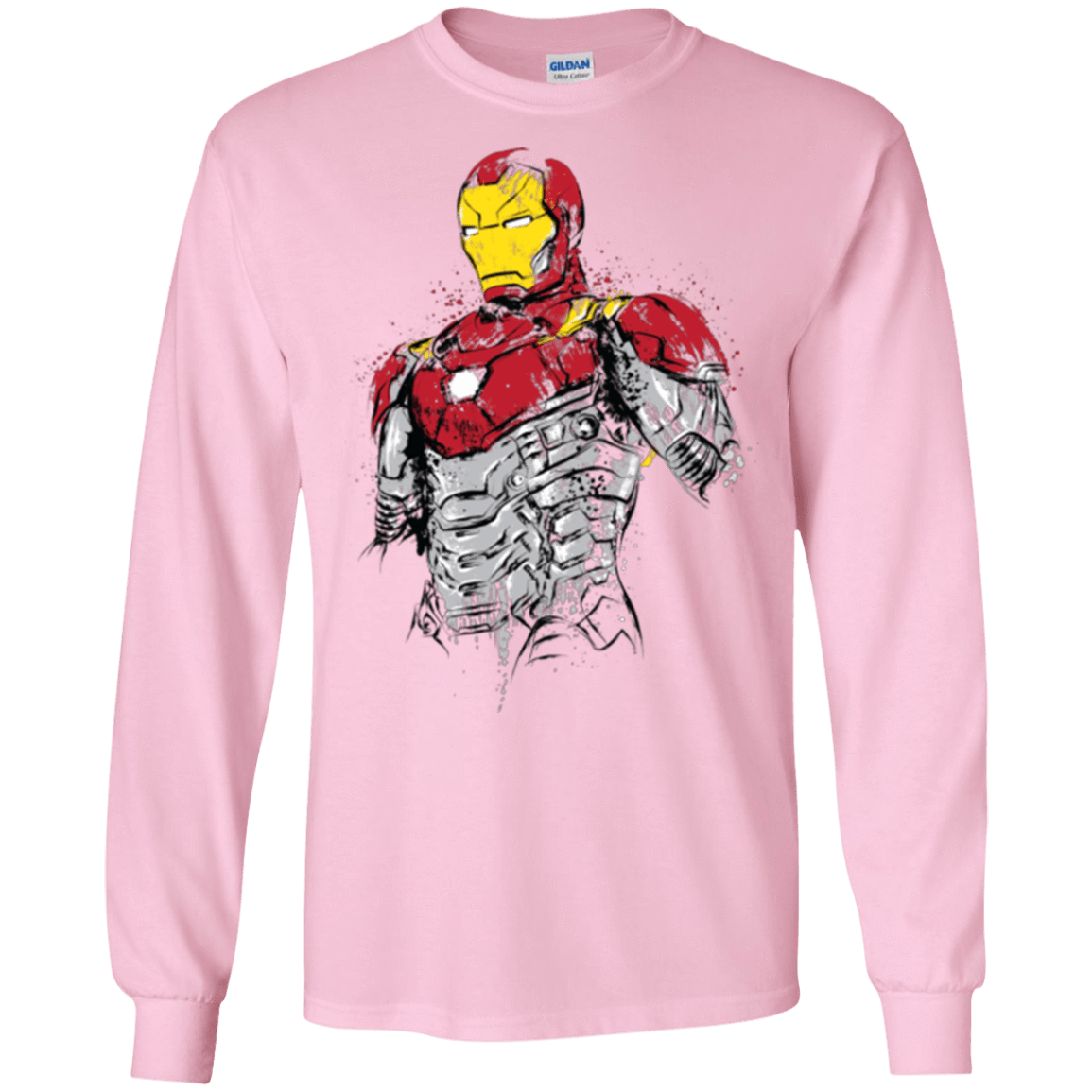 T-Shirts Light Pink / S Ironman - Mark XLVII Armor Men's Long Sleeve T-Shirt