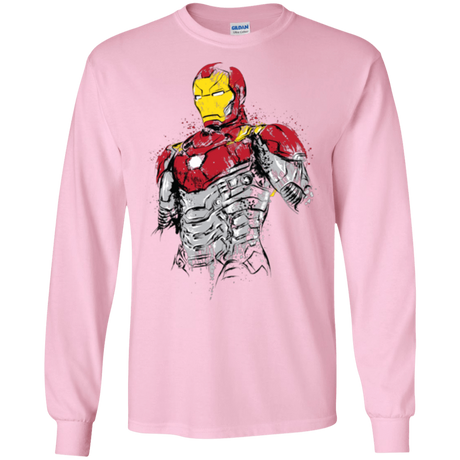 T-Shirts Light Pink / S Ironman - Mark XLVII Armor Men's Long Sleeve T-Shirt