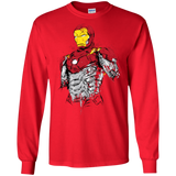 T-Shirts Red / S Ironman - Mark XLVII Armor Men's Long Sleeve T-Shirt