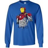 T-Shirts Royal / S Ironman - Mark XLVII Armor Men's Long Sleeve T-Shirt