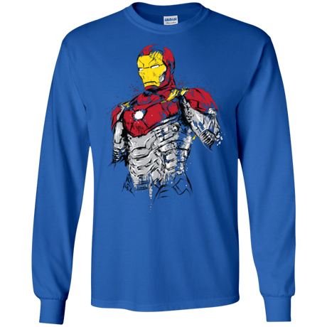 T-Shirts Royal / S Ironman - Mark XLVII Armor Men's Long Sleeve T-Shirt