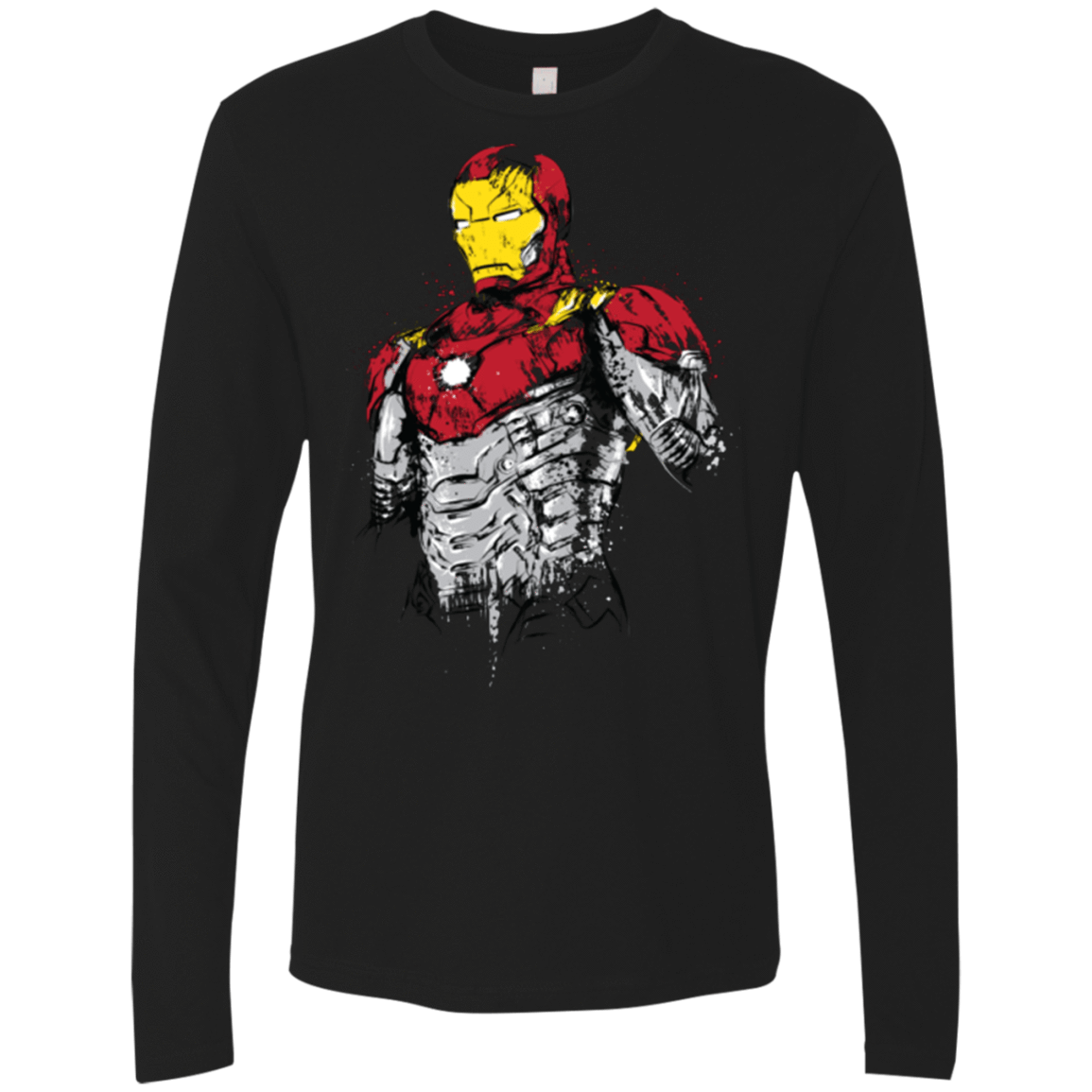 T-Shirts Black / S Ironman - Mark XLVII Armor Men's Premium Long Sleeve