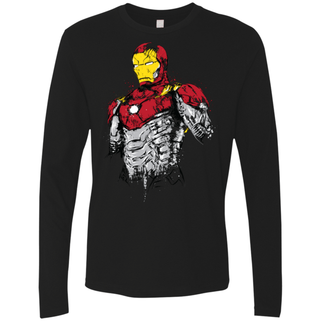 T-Shirts Black / S Ironman - Mark XLVII Armor Men's Premium Long Sleeve