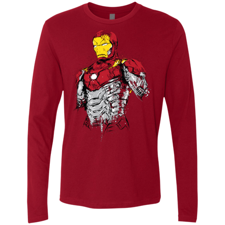 T-Shirts Cardinal / S Ironman - Mark XLVII Armor Men's Premium Long Sleeve