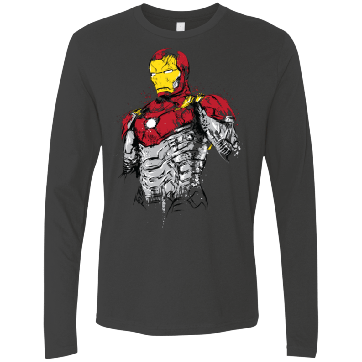 T-Shirts Heavy Metal / S Ironman - Mark XLVII Armor Men's Premium Long Sleeve