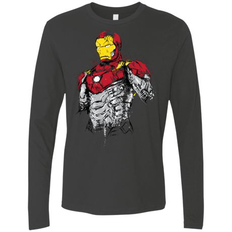 T-Shirts Heavy Metal / S Ironman - Mark XLVII Armor Men's Premium Long Sleeve