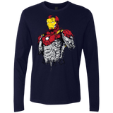 T-Shirts Midnight Navy / S Ironman - Mark XLVII Armor Men's Premium Long Sleeve
