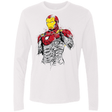 T-Shirts White / S Ironman - Mark XLVII Armor Men's Premium Long Sleeve