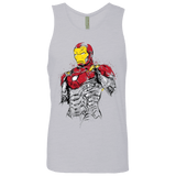 T-Shirts Heather Grey / S Ironman - Mark XLVII Armor Men's Premium Tank Top