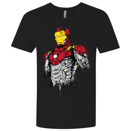 T-Shirts Black / X-Small Ironman - Mark XLVII Armor Men's Premium V-Neck