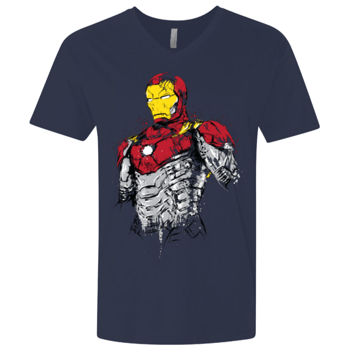 T-Shirts Midnight Navy / X-Small Ironman - Mark XLVII Armor Men's Premium V-Neck