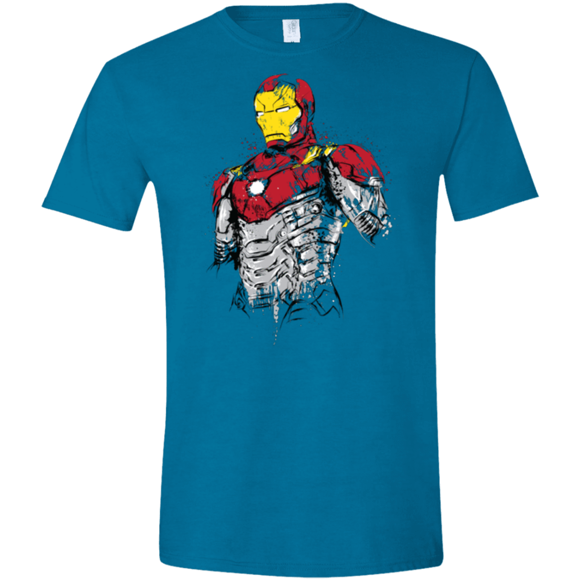T-Shirts Antique Sapphire / S Ironman - Mark XLVII Armor Men's Semi-Fitted Softstyle