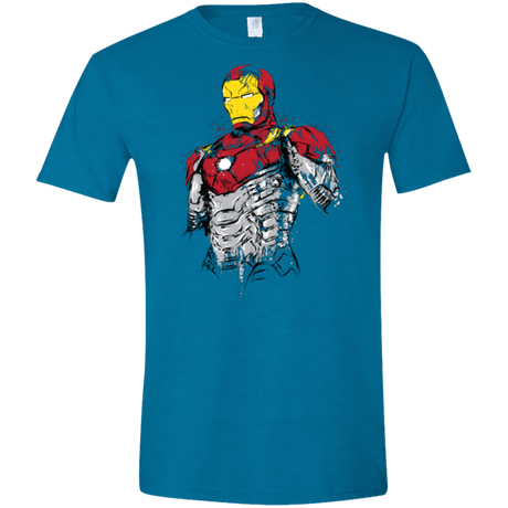 T-Shirts Antique Sapphire / S Ironman - Mark XLVII Armor Men's Semi-Fitted Softstyle