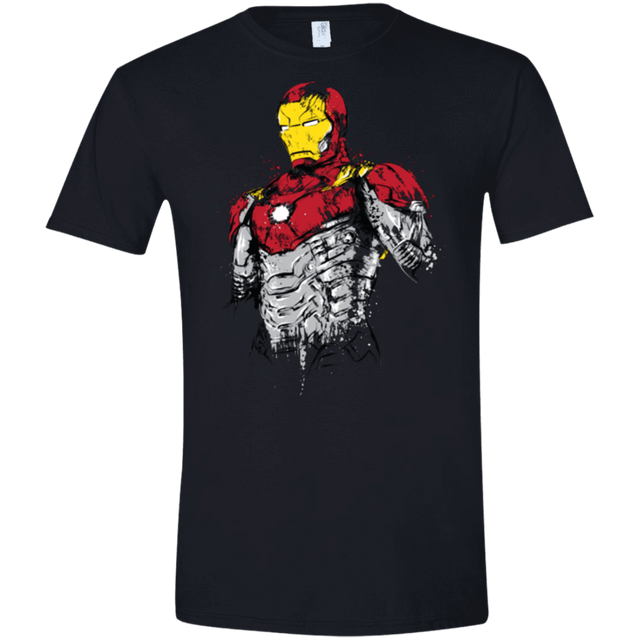 T-Shirts Black / X-Small Ironman - Mark XLVII Armor Men's Semi-Fitted Softstyle