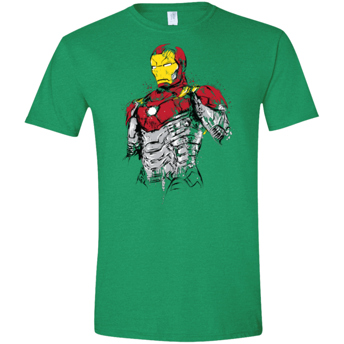 T-Shirts Heather Irish Green / S Ironman - Mark XLVII Armor Men's Semi-Fitted Softstyle