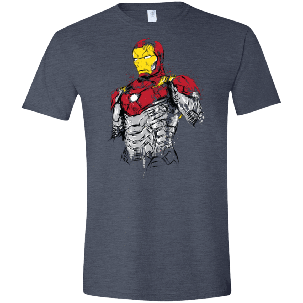 T-Shirts Heather Navy / S Ironman - Mark XLVII Armor Men's Semi-Fitted Softstyle