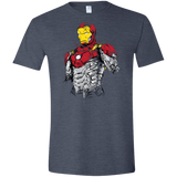 T-Shirts Heather Navy / S Ironman - Mark XLVII Armor Men's Semi-Fitted Softstyle