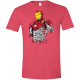 T-Shirts Heather Red / S Ironman - Mark XLVII Armor Men's Semi-Fitted Softstyle