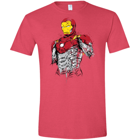 T-Shirts Heather Red / S Ironman - Mark XLVII Armor Men's Semi-Fitted Softstyle