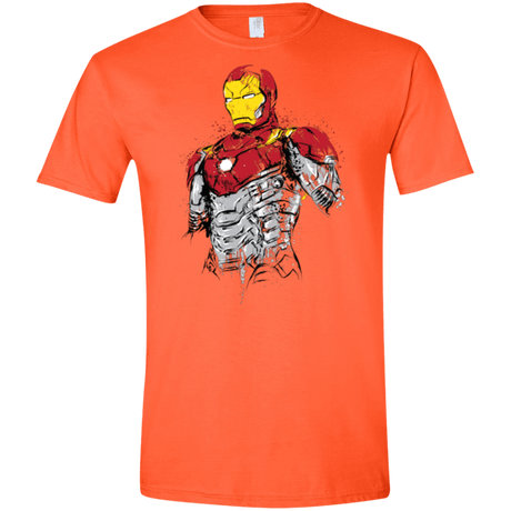 T-Shirts Orange / S Ironman - Mark XLVII Armor Men's Semi-Fitted Softstyle