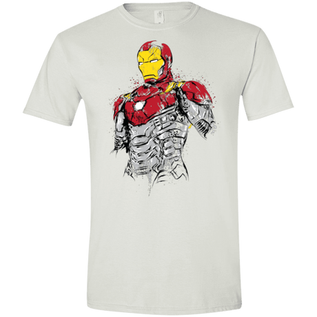T-Shirts White / X-Small Ironman - Mark XLVII Armor Men's Semi-Fitted Softstyle