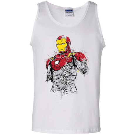 T-Shirts White / S Ironman - Mark XLVII Armor Men's Tank Top
