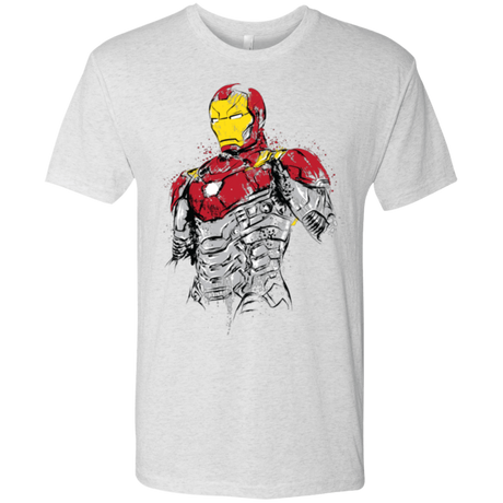 T-Shirts Heather White / S Ironman - Mark XLVII Armor Men's Triblend T-Shirt