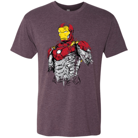 T-Shirts Vintage Purple / S Ironman - Mark XLVII Armor Men's Triblend T-Shirt