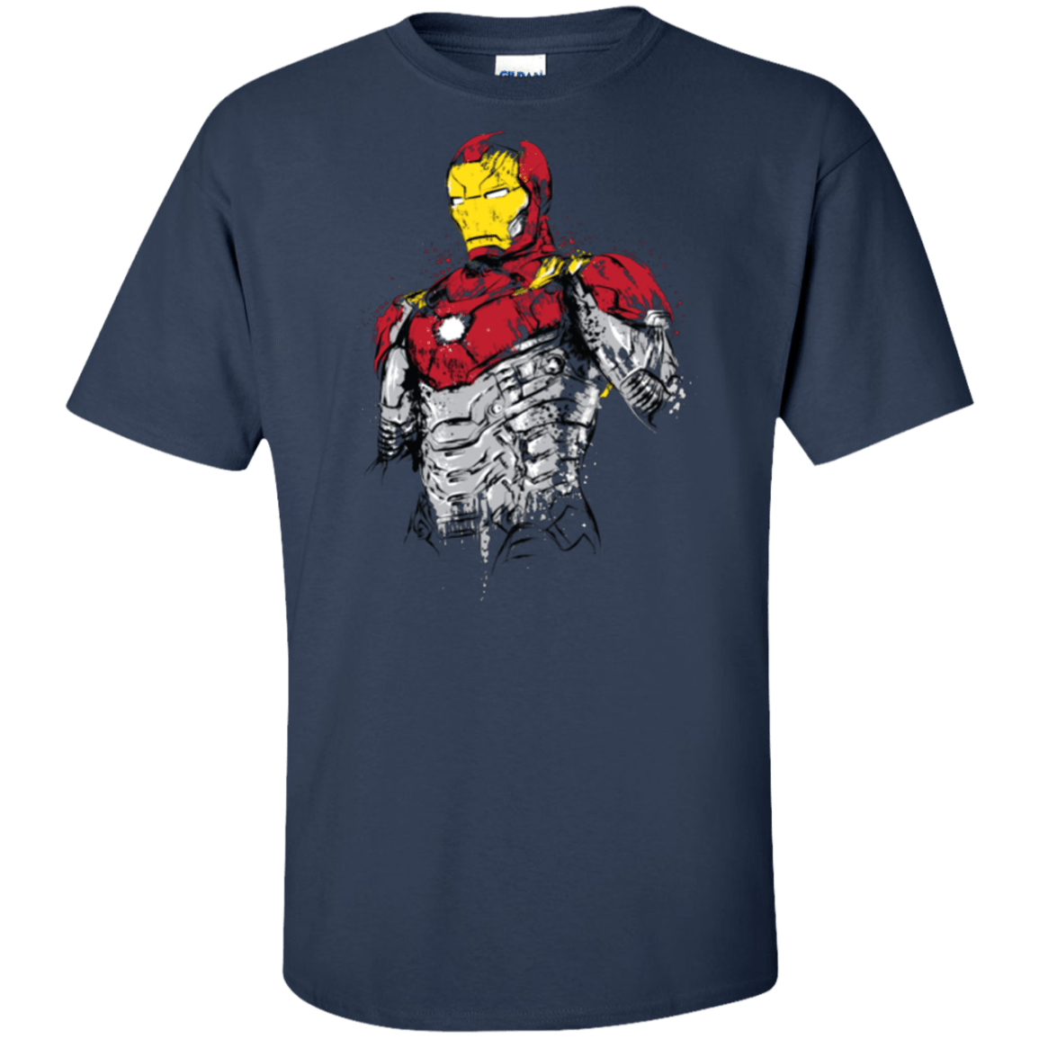 T-Shirts Navy / XLT Ironman - Mark XLVII Armor Tall T-Shirt