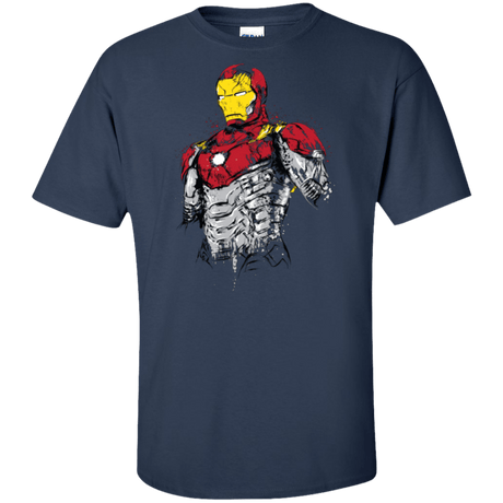 T-Shirts Navy / XLT Ironman - Mark XLVII Armor Tall T-Shirt