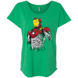 T-Shirts Envy / X-Small Ironman - Mark XLVII Armor Triblend Dolman Sleeve