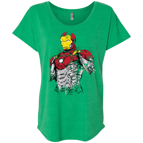T-Shirts Envy / X-Small Ironman - Mark XLVII Armor Triblend Dolman Sleeve