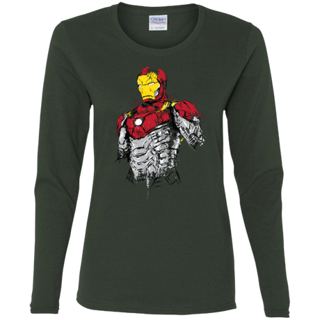 T-Shirts Forest / S Ironman - Mark XLVII Armor Women's Long Sleeve T-Shirt