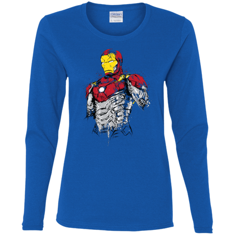 T-Shirts Royal / S Ironman - Mark XLVII Armor Women's Long Sleeve T-Shirt