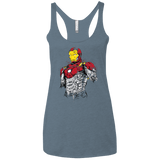 T-Shirts Indigo / X-Small Ironman - Mark XLVII Armor Women's Triblend Racerback Tank