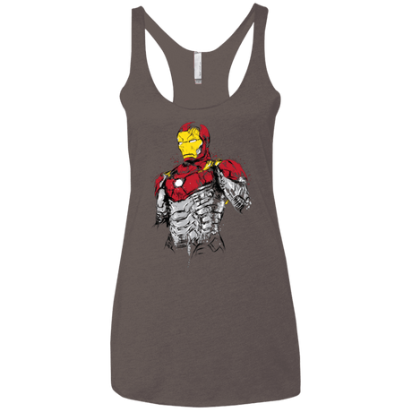 T-Shirts Macchiato / X-Small Ironman - Mark XLVII Armor Women's Triblend Racerback Tank