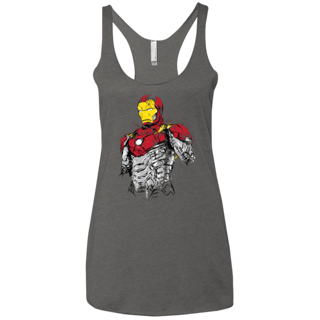 T-Shirts Premium Heather / X-Small Ironman - Mark XLVII Armor Women's Triblend Racerback Tank