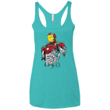 T-Shirts Tahiti Blue / X-Small Ironman - Mark XLVII Armor Women's Triblend Racerback Tank